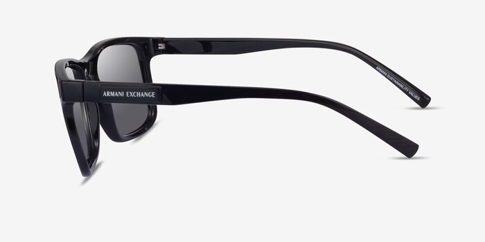 Armani Exchange AX4145S Shiny Black Eco-friendly Sunglass Frames from EyeBuyDirect