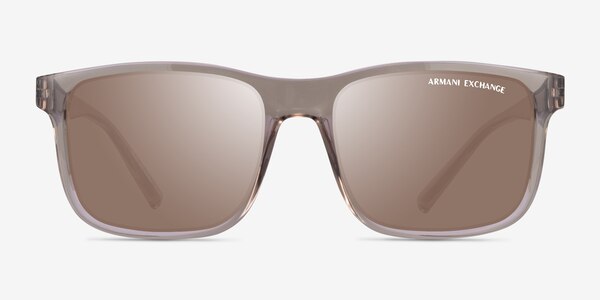 Armani Exchange AX4145S Shiny Transparent Brown Eco-friendly Sunglass Frames