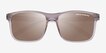 Armani Exchange AX4145S Shiny Transparent Brown Alternative MaterialsSunglass Frames from EyeBuyDirect, Closed View