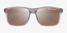 Armani Exchange AX4145S Shiny Transparent Brown Eco-friendlySunglass Frames from EyeBuyDirect, Closed View