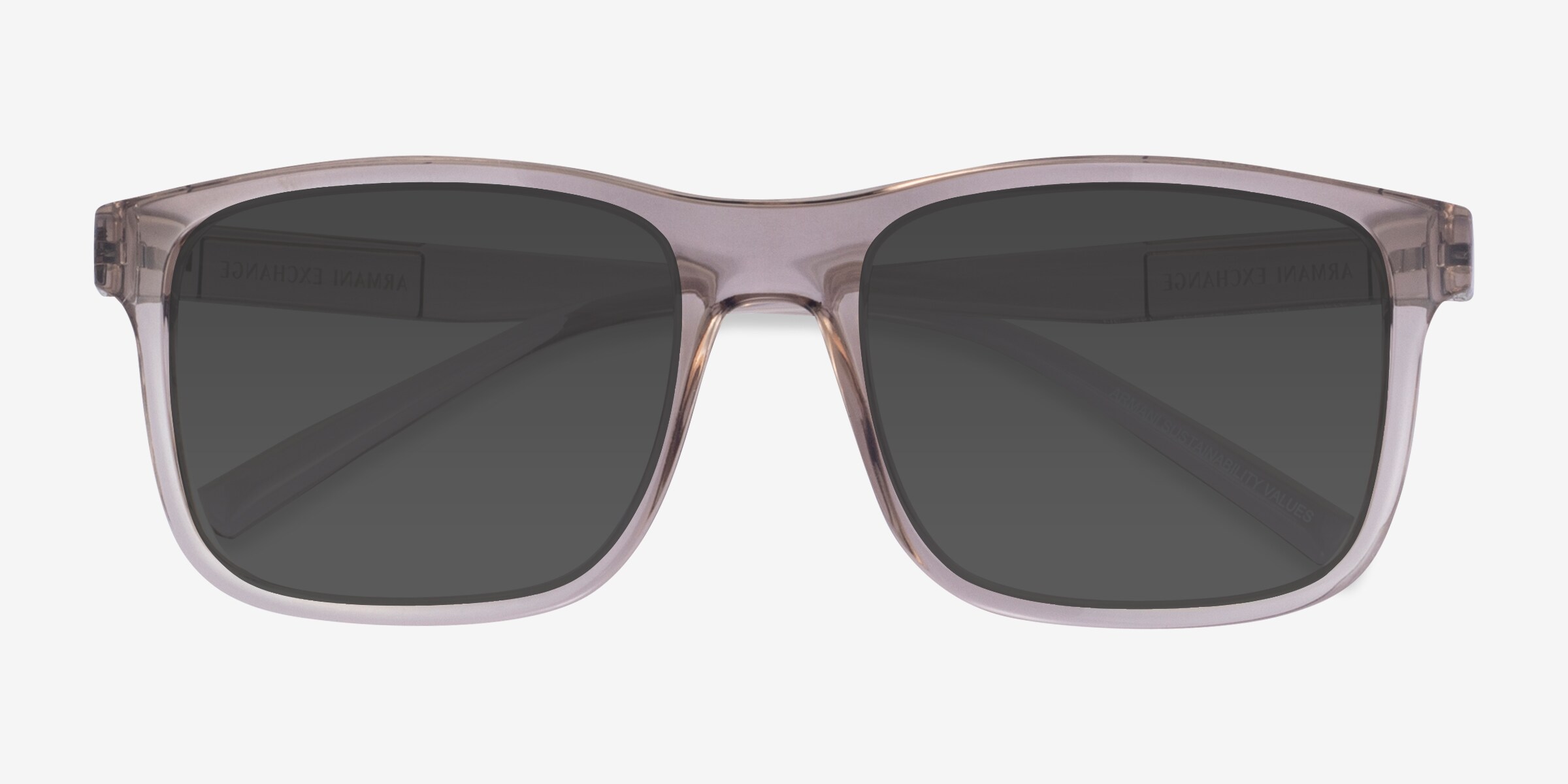Armani Exchange AX4145S - Square Shiny Black Frame