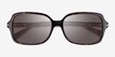 Coach HC8116 L087 Blair Dark Tortoise AcetateSunglass Frames from EyeBuyDirect, Closed View