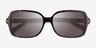 Coach HC8116 L087 Blair Dark Tortoise AcetateSunglass Frames from EyeBuyDirect, Closed View