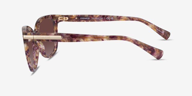 Coach HC8132 L109 Brown Tortoise AcetateSunglass Frames from EyeBuyDirect, Side View