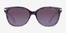 Coach HC8132 L109 Purple Tortoise AcetateSunglass Frames from EyeBuyDirect, Front View