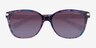 Coach HC8132 L109 Purple Tortoise AcetateSunglass Frames from EyeBuyDirect, Closed View