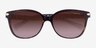 Coach HC8132 L109 Dark Tortoise AcetateSunglass Frames from EyeBuyDirect, Closed View