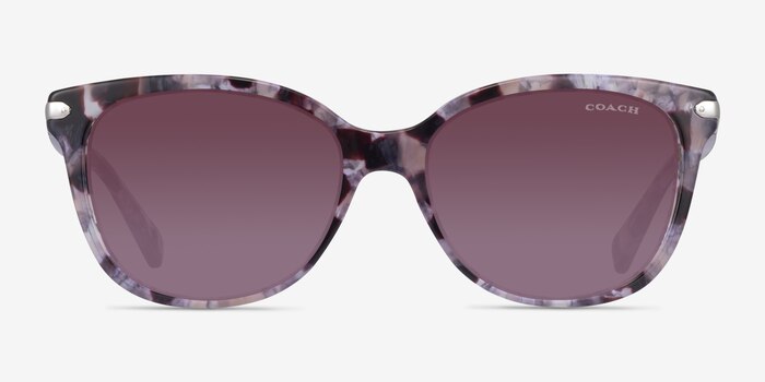 Coach HC8132 L109 Tortoise Purple  Acetate Sunglass Frames from EyeBuyDirect