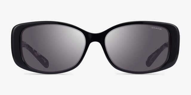 Coach HC8168 L156 Black AcetateSunglass Frames from EyeBuyDirect, Front View