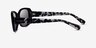 Coach HC8168 L156 Black AcetateSunglass Frames from EyeBuyDirect, Side View