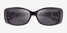 Coach HC8168 L156 Black AcetateSunglass Frames from EyeBuyDirect, Closed View