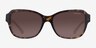 Coach HC8232 L1010 Dark Tortoise AcetateSunglass Frames from EyeBuyDirect, Front View
