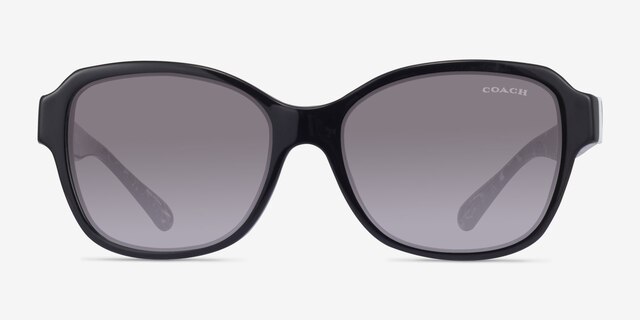 Coach HC8232 L1010 Black AcetateSunglass Frames from EyeBuyDirect, Front View