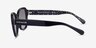 Coach HC8232 L1010 Black AcetateSunglass Frames from EyeBuyDirect, Side View