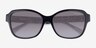 Coach HC8232 L1010 Black AcetateSunglass Frames from EyeBuyDirect, Closed View