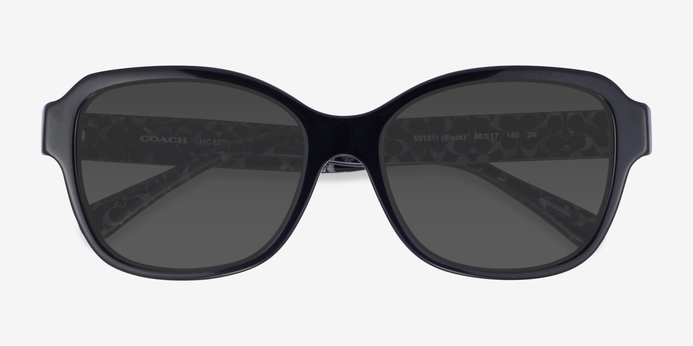 Coach HC8232 L1010 - Square Black Frame Prescription