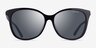 Coach HC8271U L1101 Black AcetateSunglass Frames from EyeBuyDirect, Front View
