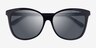 Coach HC8271U L1101 Black AcetateSunglass Frames from EyeBuyDirect, Closed View