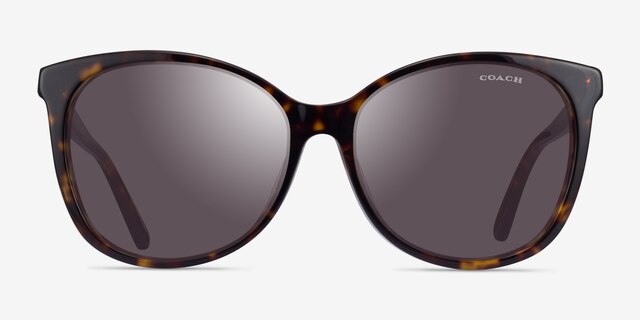 Coach HC8271U L1101 Dark Tortoise AcetateSunglass Frames from EyeBuyDirect, Front View