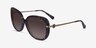 Coach HC8320 C6180 Dark Tortoise AcetateSunglass Frames from EyeBuyDirect, Angle View