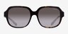 Coach HC8335U C7989 Dark Tortoise AcetateSunglass Frames from EyeBuyDirect, Front View