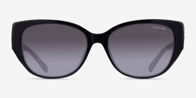Coach HC8362U Ch563 Black AcetateSunglass Frames from EyeBuyDirect, Front View
