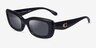 Coach HC8390U Cr610 Black PlasticSunglass Frames from EyeBuyDirect, Angle View