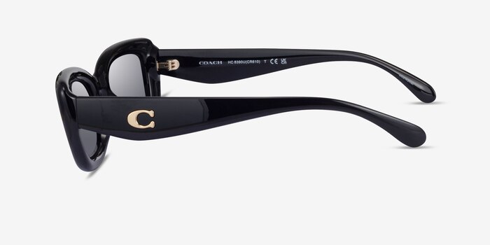 Coach HC8390U Cr610 Black Plastic Sunglass Frames from EyeBuyDirect