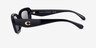 Coach HC8390U Cr610 Black PlasticSunglass Frames from EyeBuyDirect, Side View