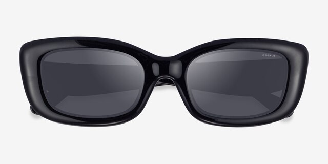Coach HC8390U Cr610 Black PlasticSunglass Frames from EyeBuyDirect, Closed View
