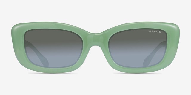 Coach HC8390U Cr610 Milky Green PlasticSunglass Frames from EyeBuyDirect, Front View
