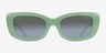 Coach HC8390U Cr610 Milky Green PlasticSunglass Frames from EyeBuyDirect, Front View