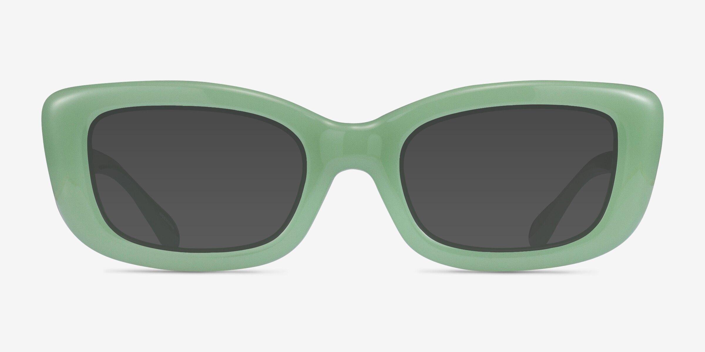 Coach HC8390U Cr610 - Rectangle Milky Green Frame Sunglasses Coach HC8390U Cr610 - Rectangle Milky Green Frame Sunglasses