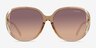 Coach HC8396U Cr620 Clear Champagne PlasticSunglass Frames from EyeBuyDirect, Front View