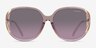 Coach HC8396U Cr620 Transparent Pink PlasticSunglass Frames from EyeBuyDirect, Front View