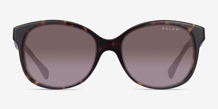 Ralph RA5191 Shiny Dark Tortoise Acetate Sunglass Frames from EyeBuyDirect