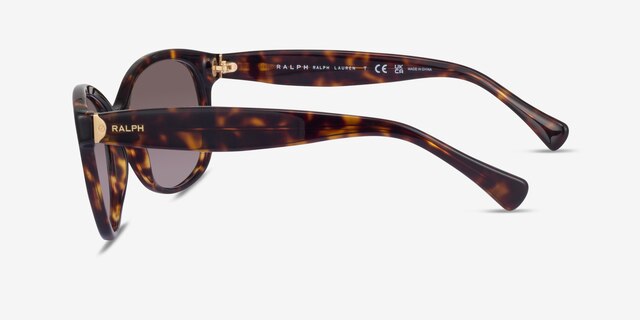 Ralph RA5191 Shiny Dark Tortoise AcétateSoleil de Lunette de vue d'EyeBuyDirect, Vue de Côté