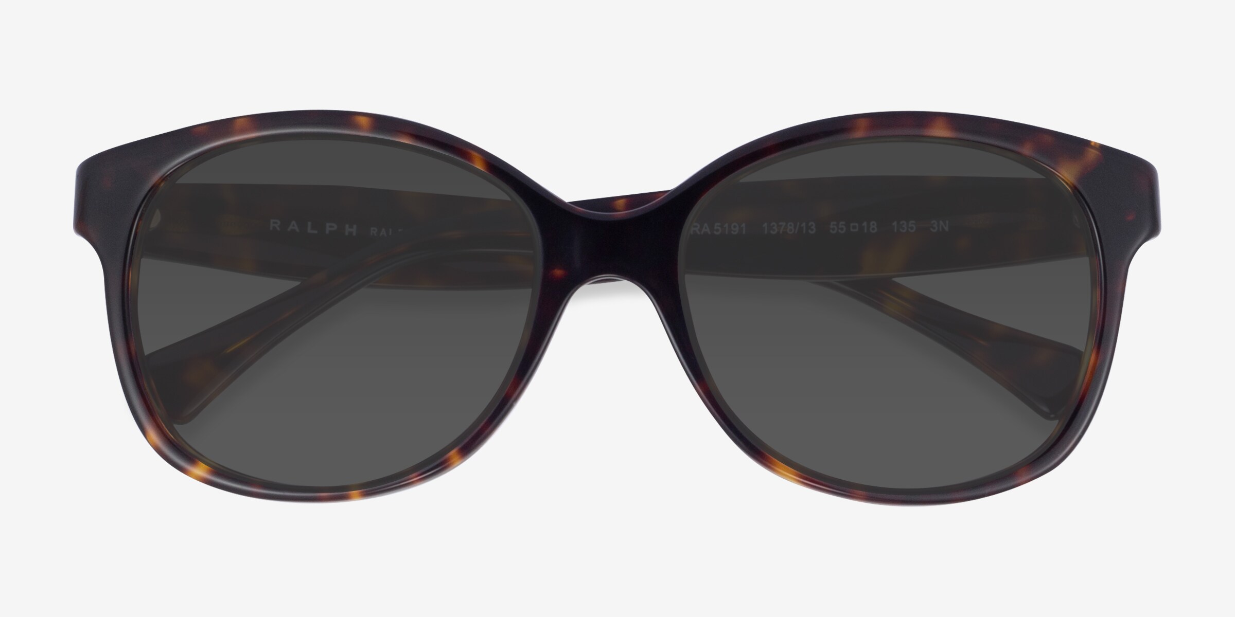 Ralph RA5191 - Cat Eye Shiny Dark Tortoise Frame Prescription