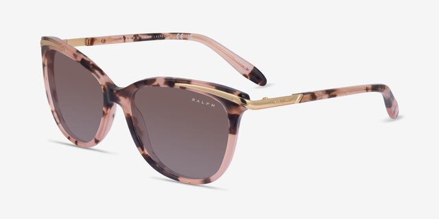 Ralph RA5203 Ivory Tortoise Gold AcetateSunglass Frames from EyeBuyDirect, Angle View