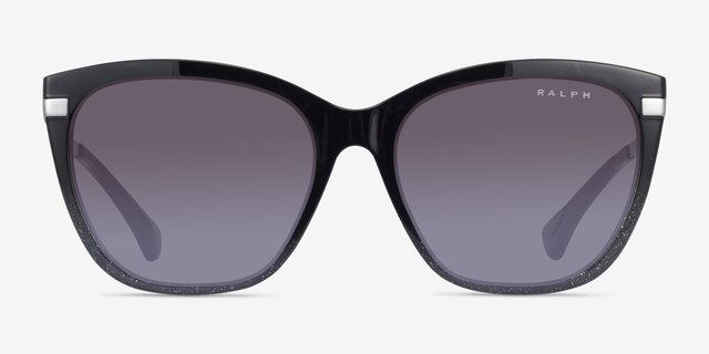Ralph RA5267 Gradient Black Glitter PlasticSunglass Frames from EyeBuyDirect, Front View