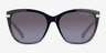 Ralph RA5267 Gradient Black Glitter PlasticSunglass Frames from EyeBuyDirect, Front View
