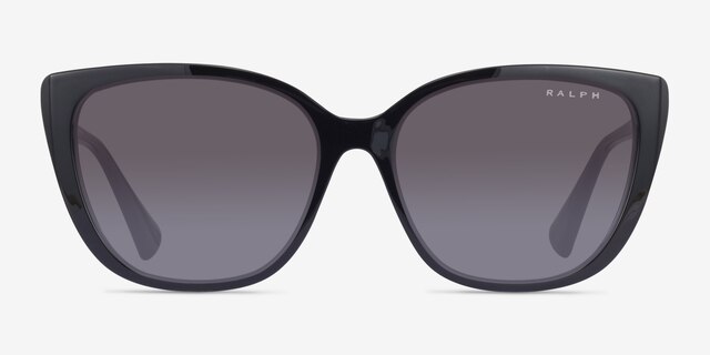 Ralph RA5274 Shiny Black PlasticSunglass Frames from EyeBuyDirect, Front View