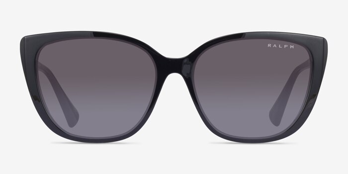 Ralph RA5274 Shiny Black Plastic Sunglass Frames from EyeBuyDirect