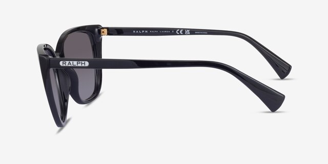 Ralph RA5274 Shiny Black PlasticSunglass Frames from EyeBuyDirect, Side View