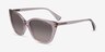 Ralph RA5274 Shiny Transparent Brown PlasticSunglass Frames from EyeBuyDirect, Angle View