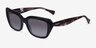 Ralph RA5292 Shiny Black AcetateSunglass Frames from EyeBuyDirect, Angle View