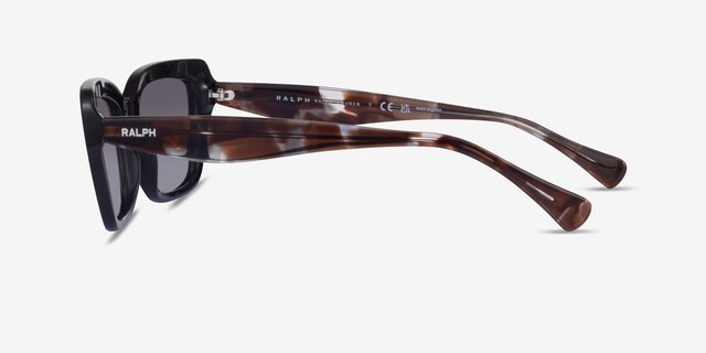 Ralph RA5292 Shiny Black AcetateSunglass Frames from EyeBuyDirect, Side View