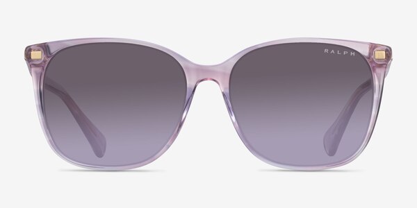 Ralph RA5293 Shiny Striped Purple Acetate Sunglass Frames