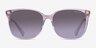 Ralph RA5293 Shiny Striped Purple AcetateSunglass Frames from EyeBuyDirect, Front View