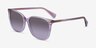 Ralph RA5293 Shiny Striped Purple AcetateSunglass Frames from EyeBuyDirect, Angle View